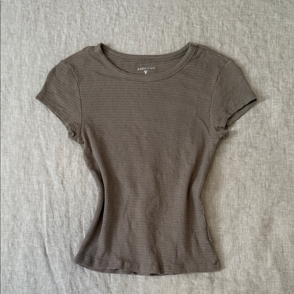 Taupe Short Sleeve Tee